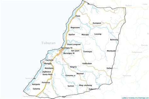 Tuburan Post Office Map .